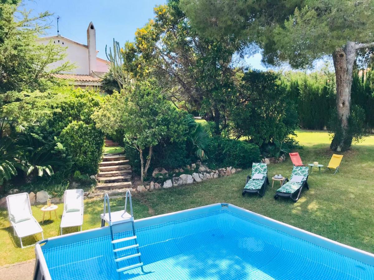 Casa Mediterranea Con Gran Jardin Y Piscina A 500 M De La Playa Roda de Bará エクステリア 写真