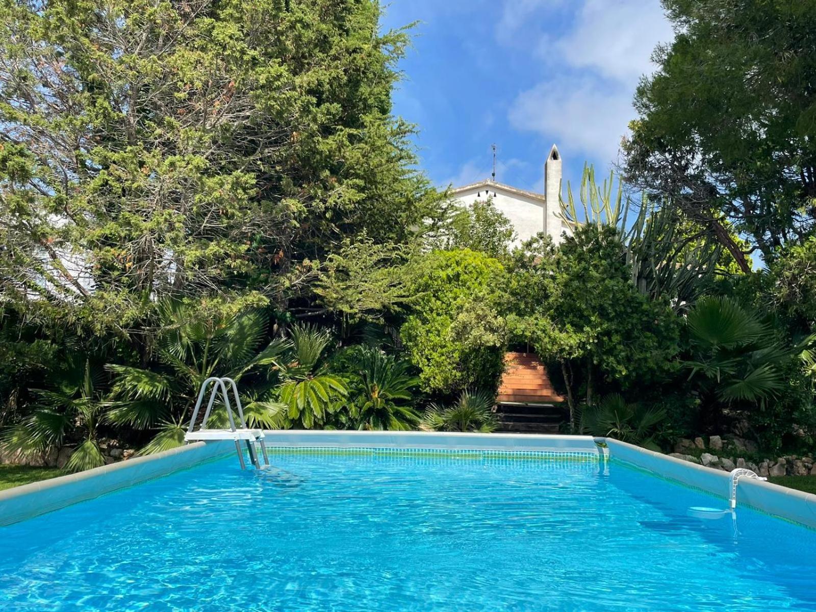 Casa Mediterranea Con Gran Jardin Y Piscina A 500 M De La Playa Roda de Bará エクステリア 写真